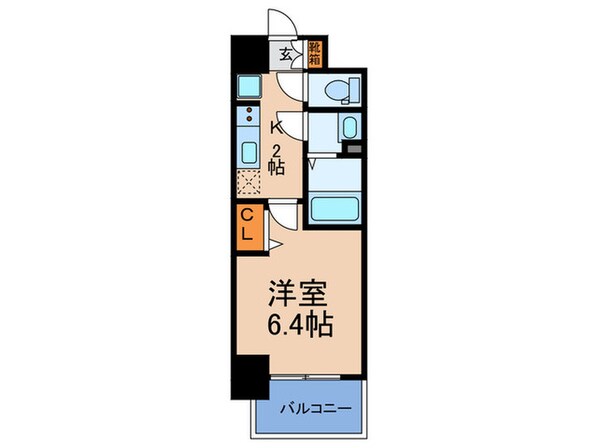 ﾌﾟﾚｻﾝｽ南堀江ｽﾀｲﾙｽﾞ(301)の物件間取画像